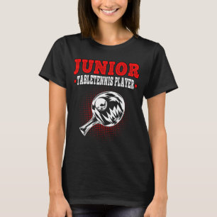 Tabletennis Junior Tischtennis Spieler T-Shirt