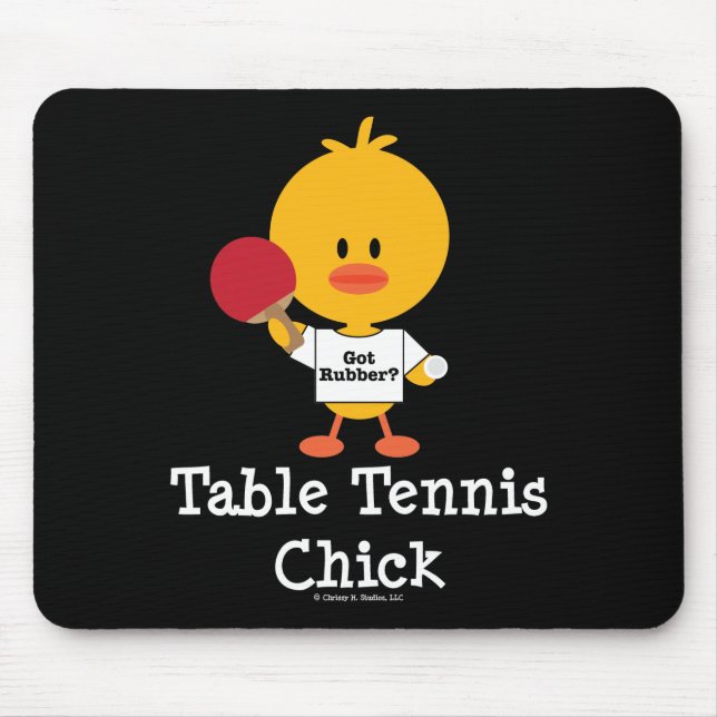 TableTennisChick Mousepad (Vorne)