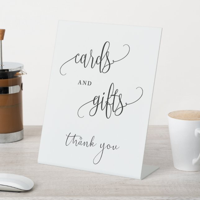 Tabletop Cards & Gifts-Zeichen Sockelschild (In SItu)