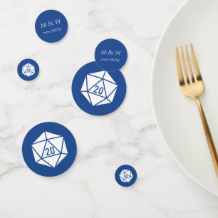 Tabletop Chic in Blue Table Confetti Konfetti
