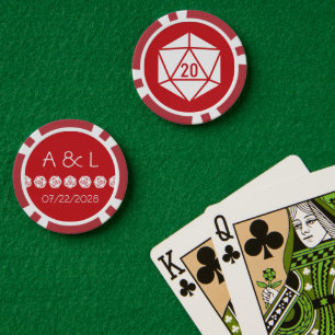 Tabletop Chic in Cherry Pokerchips