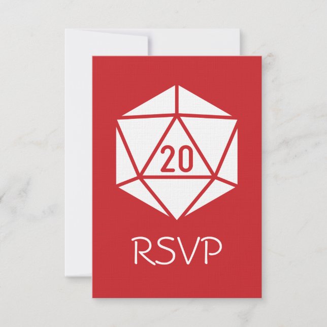 Tabletop Chic in Cherry RSVP Card Karte (Vorderseite)