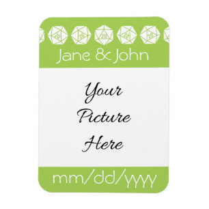 Tabletop Chic in Peridot Rett-the-Date-Magnet Magnet