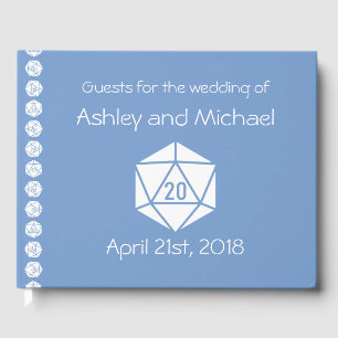 Tabletop Chic in Periwinkle Gästebuch