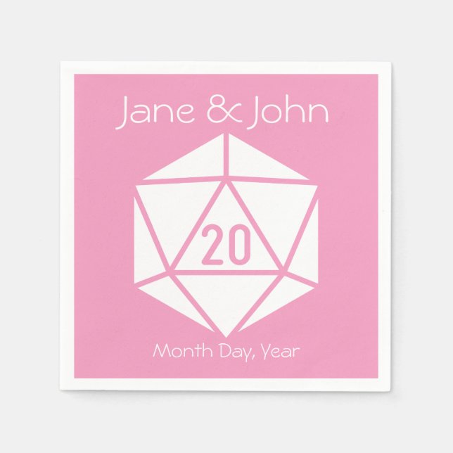 Tabletop Chic in Petal Pink Napkins Serviette (Vorderseite)