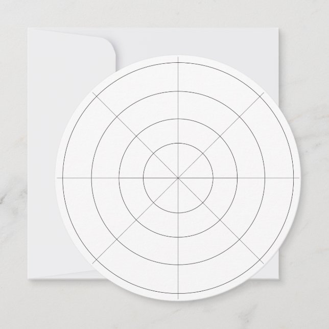 Tabletop Distance Area of Effect Grid - Einladung (Vorderseite)