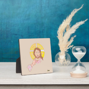 Tabletop Easel mit Leinwand : Der Herr ist bei dir Fotoplatte