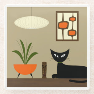 Tabletop-Katze aus dem Mittelalter mit Mod Pods Glasuntersetzer