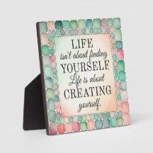 Tabletop Plaque Erstellen Sie sich selbst Inspirat