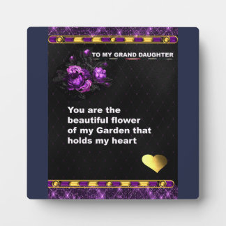 Tabletop Plaque, Geschenk an meine große Tochter a Fotoplatte