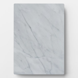 Tabletop Plaque mit Easel aus weißem Marmor Fotoplatte