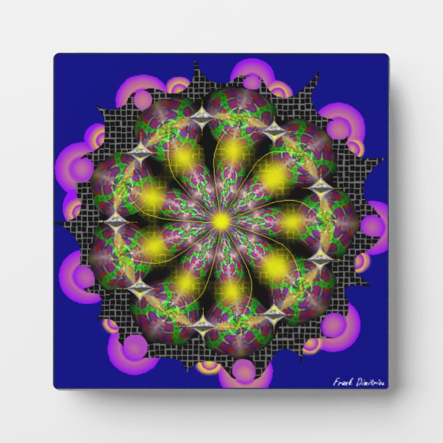 Tabletop Plaque mit Easel Fotoplatte (Vorderseite)