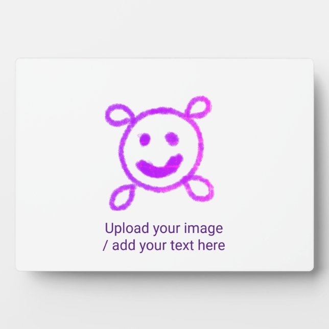 Tabletop Plaque mit Easel Fotoplatte (Vorderseite)