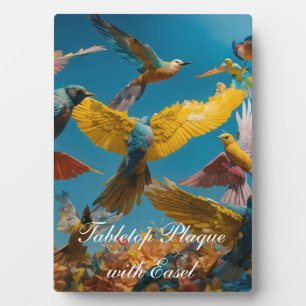 Tabletop Plaque mit Easel Fotoplatte