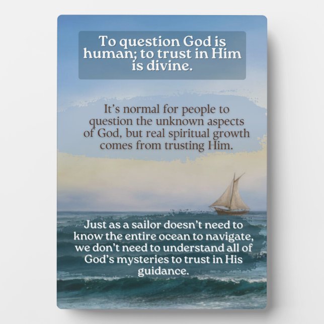 Tabletop Plaque mit Easel Fotoplatte (Vorderseite)