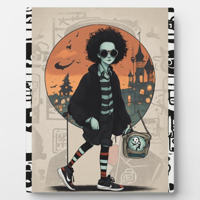 Tabletop Plaque mit Easel Fotoplatte (Vorderseite)