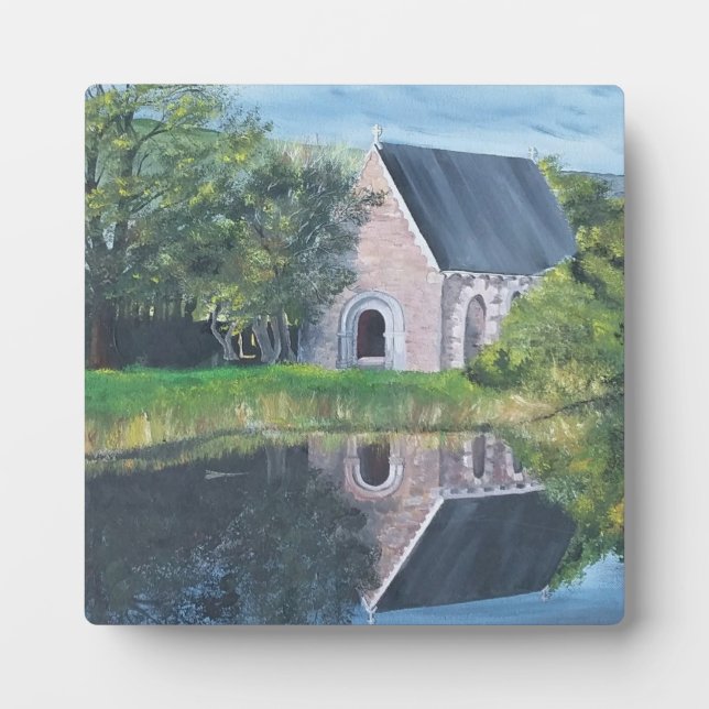 Tabletop Plaque mit Easel Fotoplatte (Vorderseite)