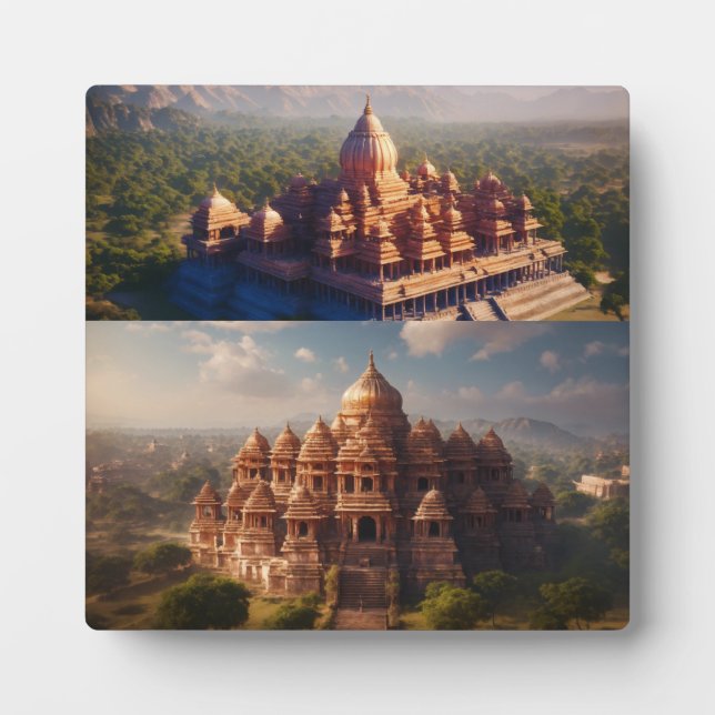 Tabletop Plaque mit Easel Fotoplatte (Vorderseite)