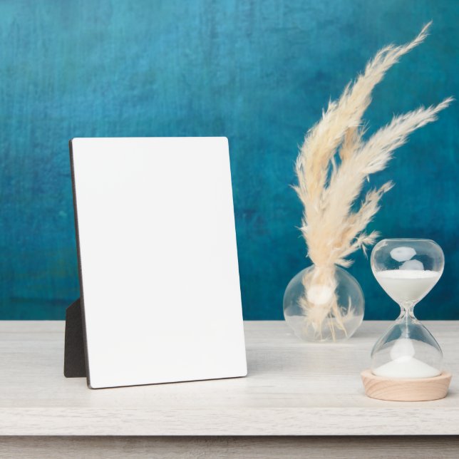 Tabletop Plaque mit Easel Fotoplatte (Seite)
