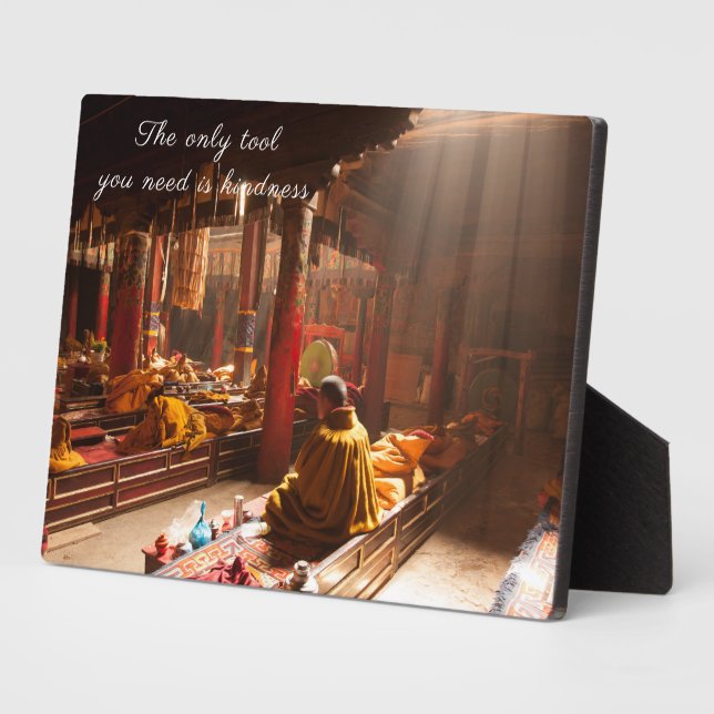 Tabletop Plaque mit Easel Fotoplatte (Seite)