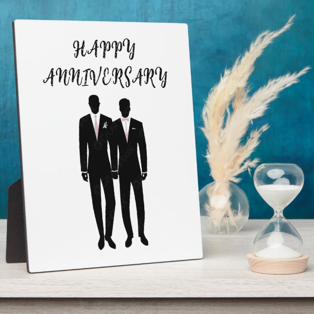 Tabletop Plaque mit Easel Fotoplatte (Seite)