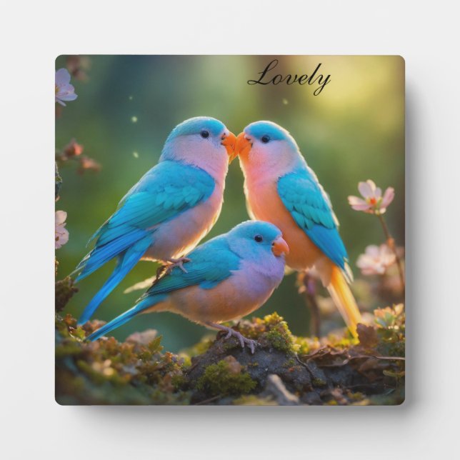 Tabletop Plaque mit Easel Fotoplatte (Vorderseite)