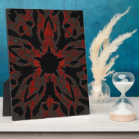 Tabletop Plaque mit Easel zur Blume