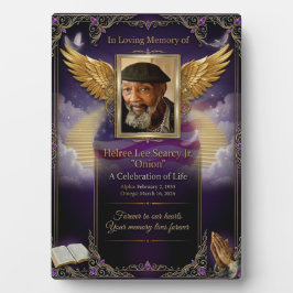 Tabletop Plaque with Easel Fotoplatte