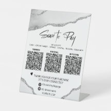 *~* Tabletop QR 3 ZAHLUNGSTABELLE ZEITSILBERAGATE