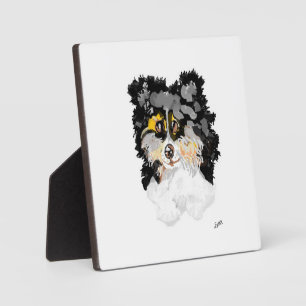 Tabletop W/Leinwand: Welpe Liebe Fotoplatte