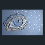 Tablette Auge Poster<br><div class="desc">Tabletten in Form eines Auges | MedicalRF.com | AssetID: 87379228</div>