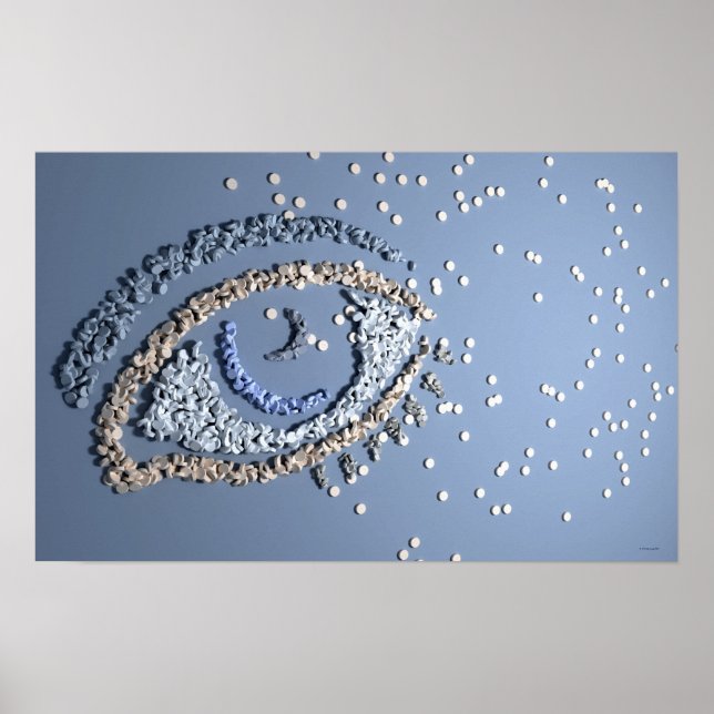 Tablette Auge Poster (Vorne)