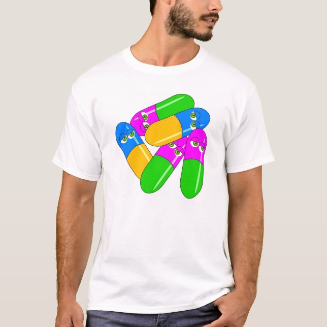 Tablette-Kapseln T-Shirt (Vorderseite)