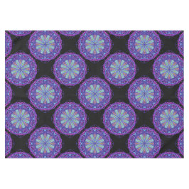 Tablette, Lila Kaleidoskop-Blume Tischdecke