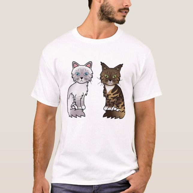 Tablette Lilac und Braune T-Shirt (Vorderseite)