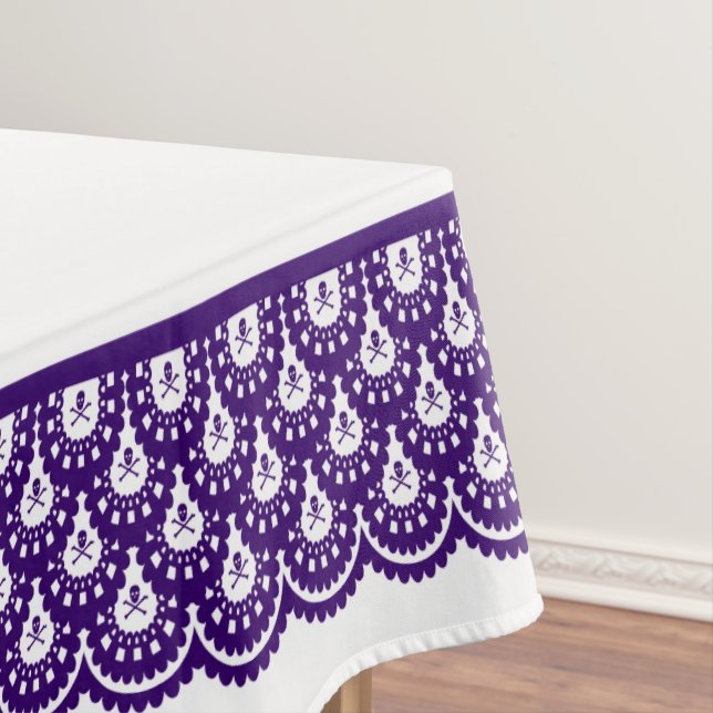 Tablette mit beliebigem Farbskull Tischdecke (Beispiel)