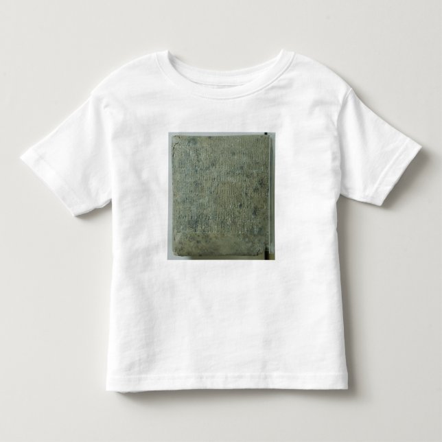 Tablette mit keilförmigem Skript Kleinkind T-shirt (Vorderseite)