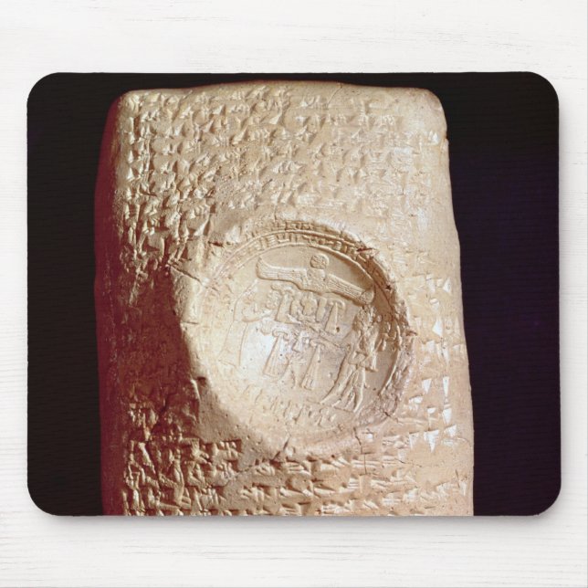 Tablette mit keilförmiger Aufschrift Mousepad (Vorne)