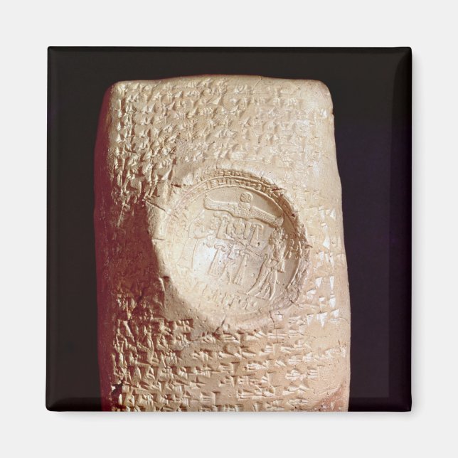 Tablette mit Keilschrift Magnet (Vorne)