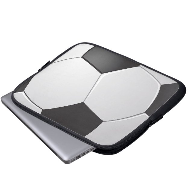 Tablette-u. Laptop-Hülse - Fußball Laptopschutzhülle (Vorne Knopf)