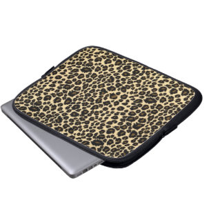 Tablette-u. Laptop-Hülse - Leopard-Pelz Laptopschutzhülle