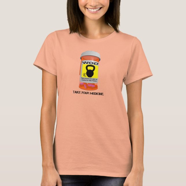 Tablettenflasche T-Shirt (Vorderseite)