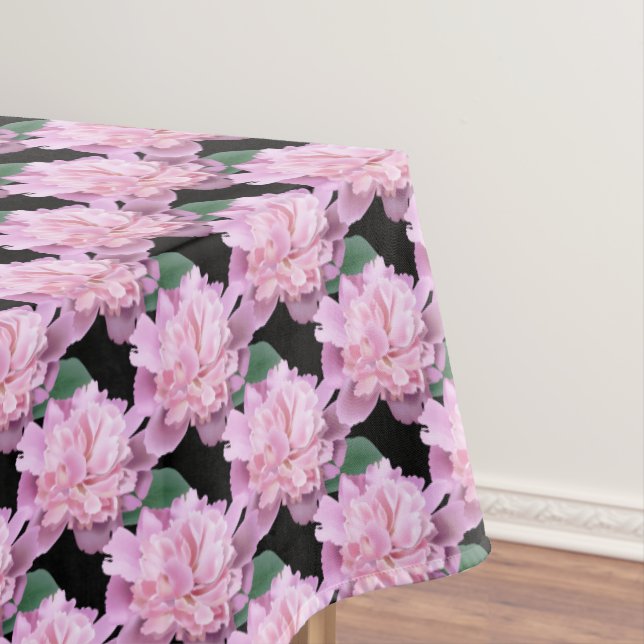 Tabletts "60x84" Pink Peonies Tischdecke (Beispiel)