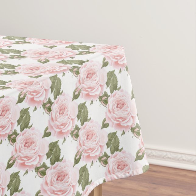 Tabletts "60x84" Vintage Rosen Tischdecke (Beispiel)