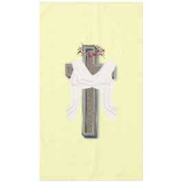 Tabletts Hauswäsche Gelber Hintergrund Tischdecke