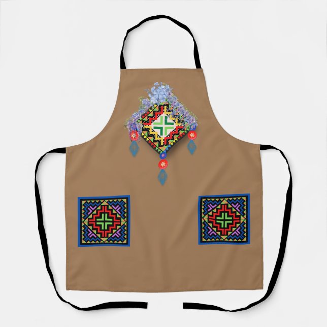 Tablier Design Hmong Paj Ntaub Schürze (Vorderseite)