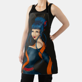 Tablier imprimé sur toute la surface schürze