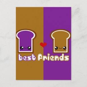 Tabu Japan Best Friends Line - PB&J Postkarte