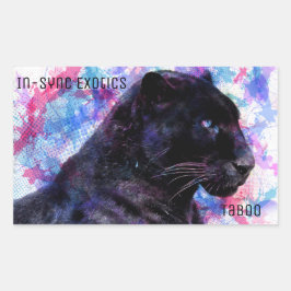 Tabu Rechteckiger Aufkleber