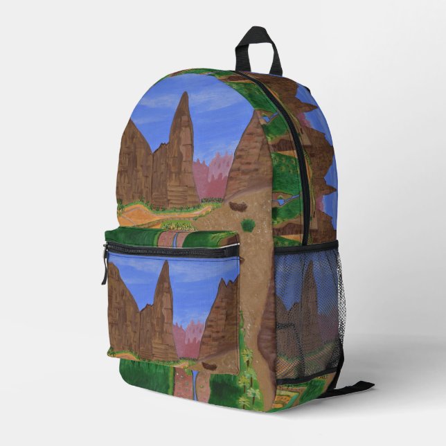 Tabuk, Saudi-Arabien-Rucksack Bedruckter Rucksack (Rückseitige Ecke Rechts)